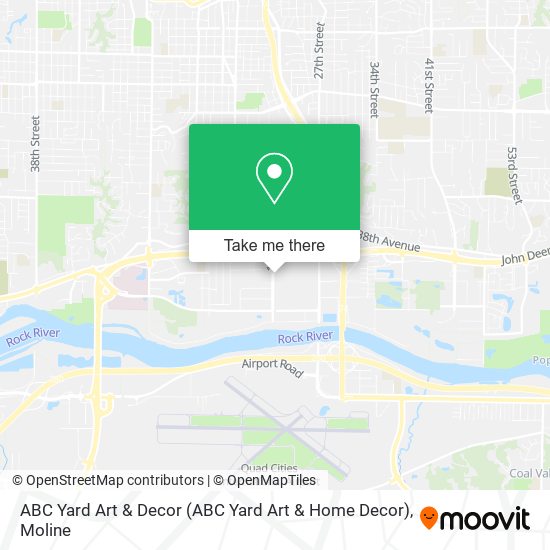 ABC Yard Art & Decor map