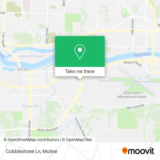 Cobblestone Ln map
