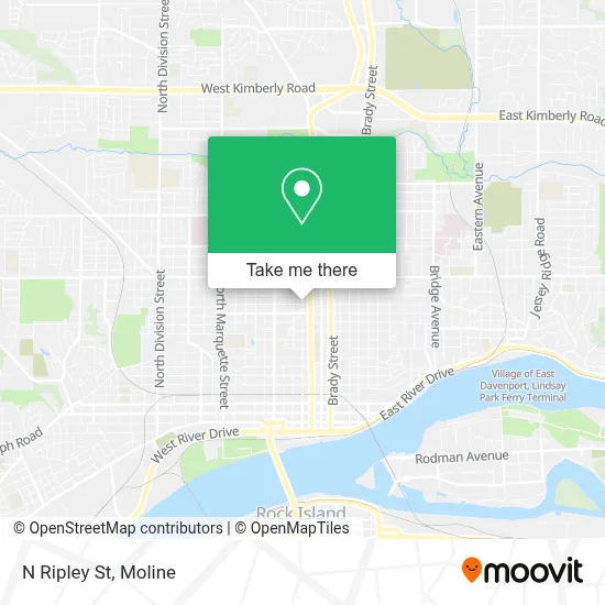 N Ripley St map
