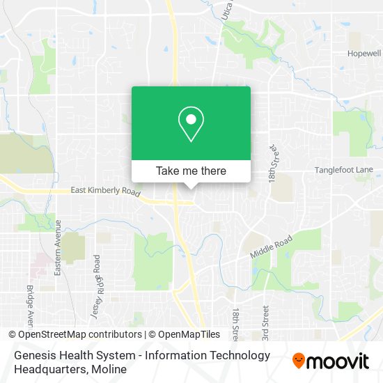 Genesis Health System - Information Technology Headquarters map