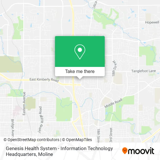 Mapa de Genesis Health System - Information Technology Headquarters