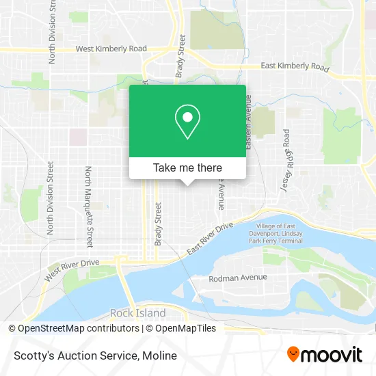 Scotty's Auction Service map