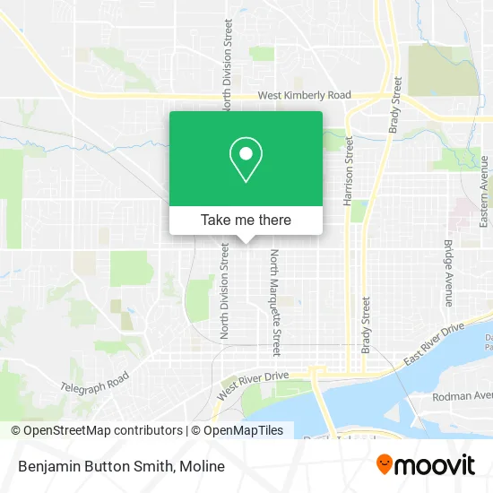 Benjamin Button Smith map