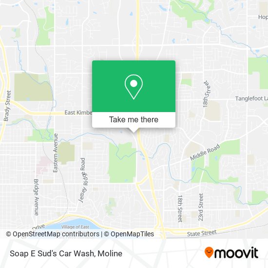 Mapa de Soap E Sud's Car Wash