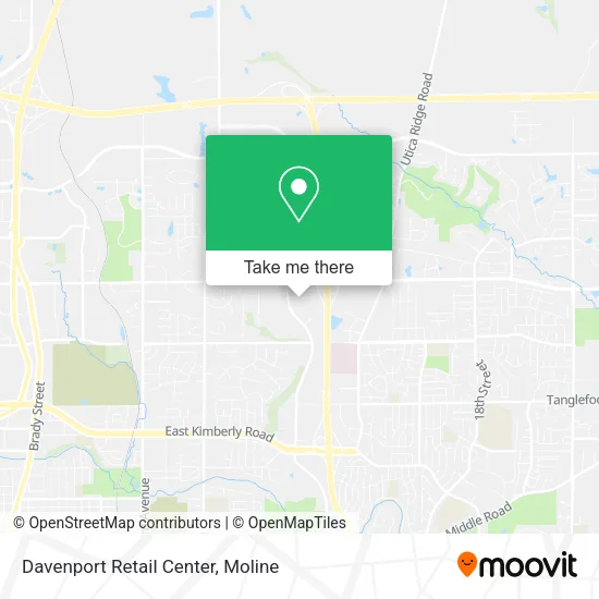 Mapa de Davenport Retail Center