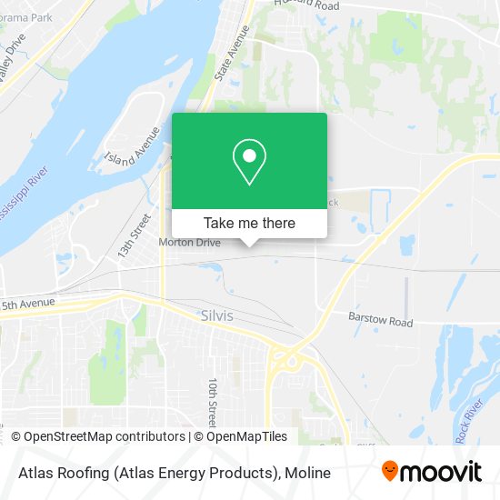 Atlas Roofing (Atlas Energy Products) map