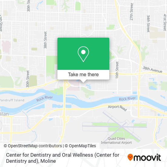 Center for Dentistry and Oral Wellness map