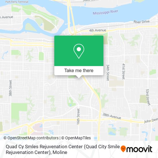 Mapa de Quad Cy Smles Rejuvenation Center (Quad City Smile Rejuvenation Center)