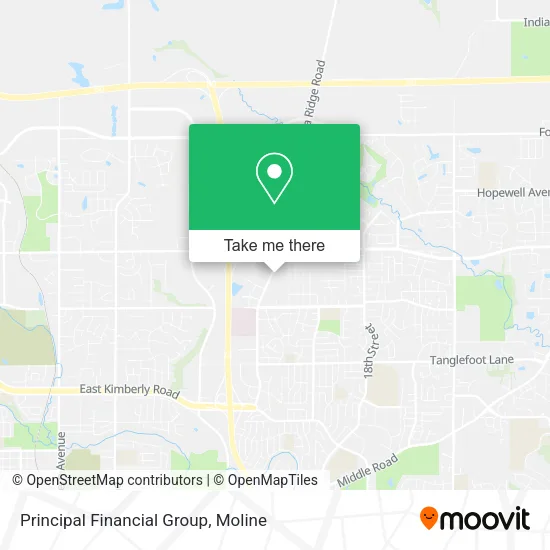 Mapa de Principal Financial Group