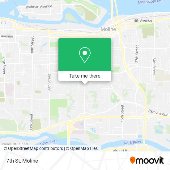 Mapa de 7th St