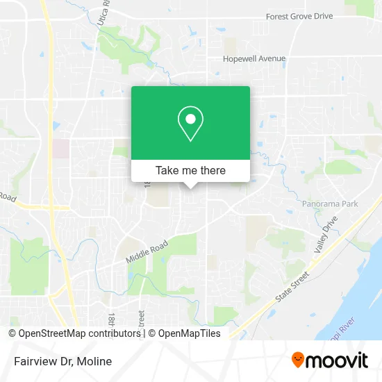 Fairview Dr map