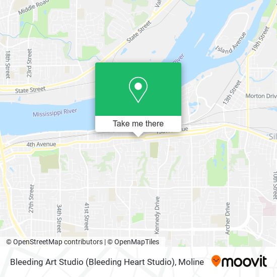 Bleeding Art Studio (Bleeding Heart Studio) map