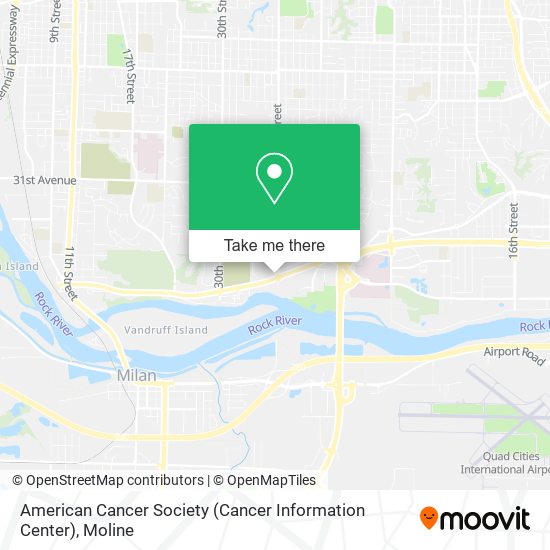 American Cancer Society (Cancer Information Center) map