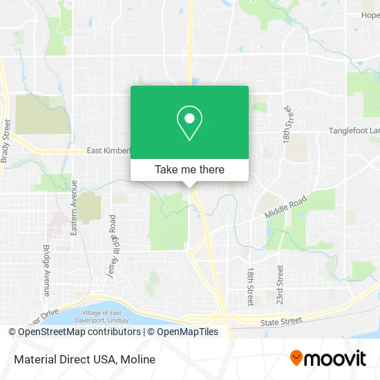 Material Direct USA map