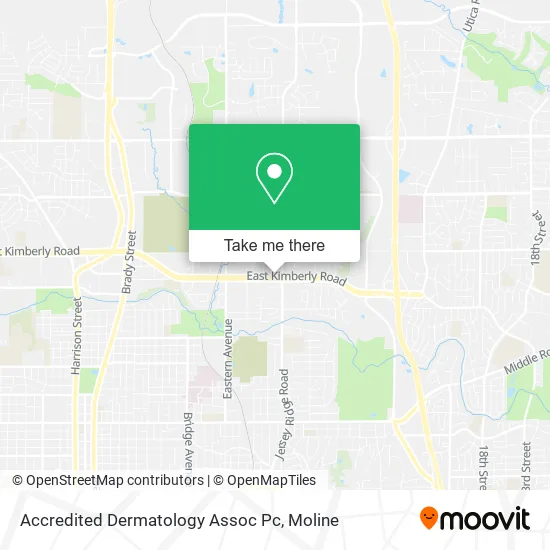Accredited Dermatology Assoc Pc map