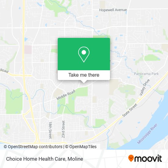 Choice Home Health Care map