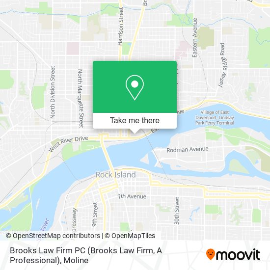 Mapa de Brooks Law Firm PC (Brooks Law Firm, A Professional)