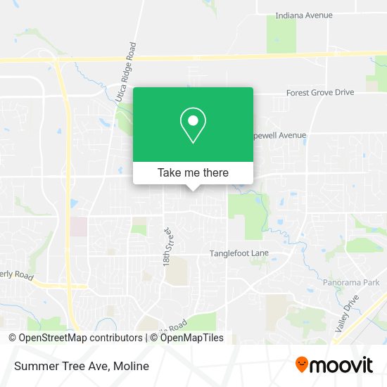 Summer Tree Ave map