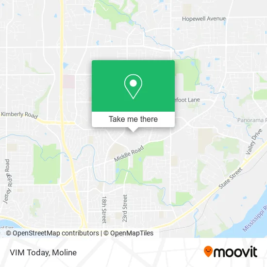 VIM Today map