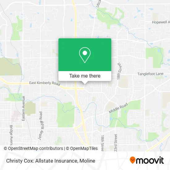 Mapa de Christy Cox: Allstate Insurance
