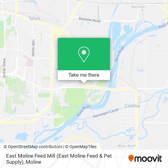 East Moline Feed Mill (East Moline Feed & Pet Supply) map