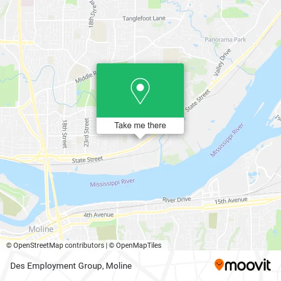 Mapa de Des Employment Group