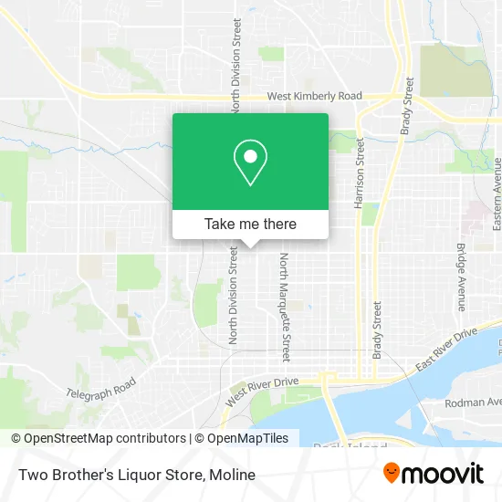 Two Brother's Liquor Store map