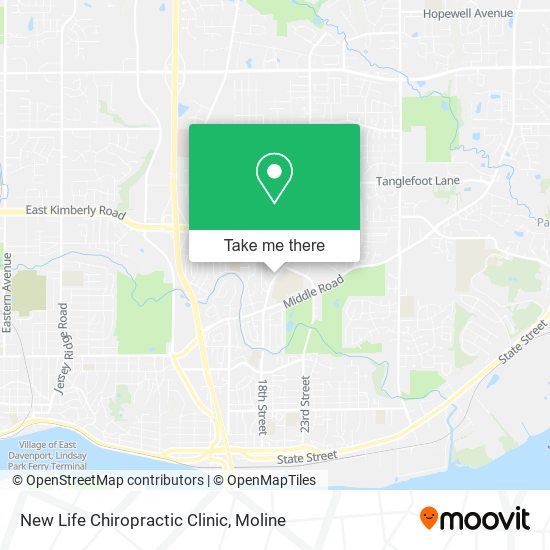Mapa de New Life Chiropractic Clinic