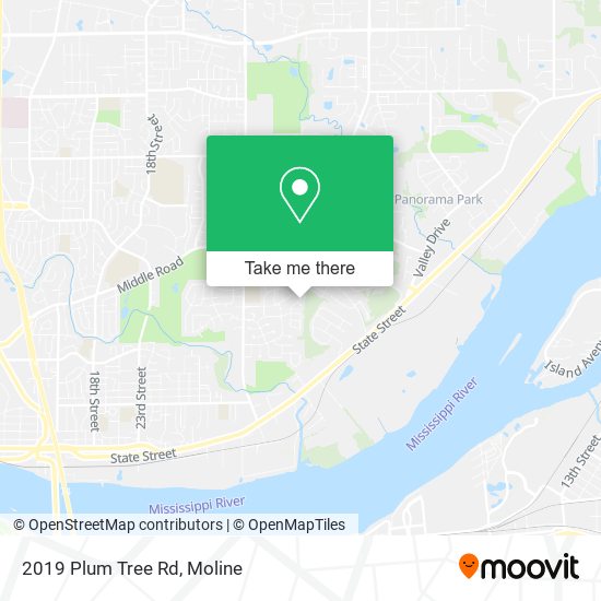 2019 Plum Tree Rd map
