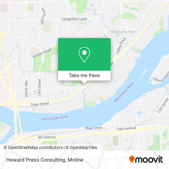 Howard Press Consulting map