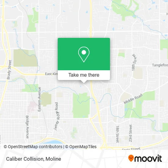 Caliber Collision map