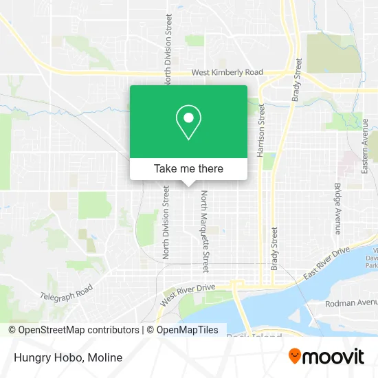 Hungry Hobo map