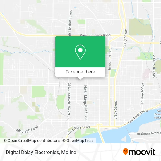 Digital Delay Electronics map
