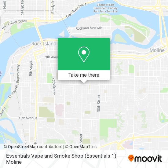 Mapa de Essentials Vape and Smoke Shop (Essentials 1)