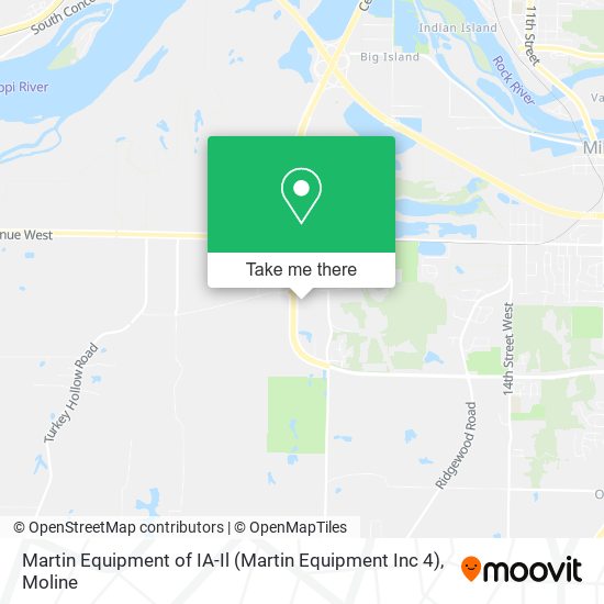 Mapa de Martin Equipment of IA-Il (Martin Equipment Inc 4)