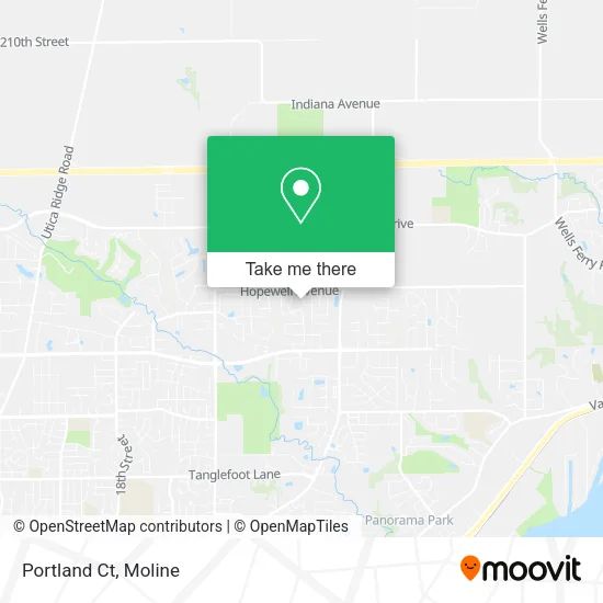 Mapa de Portland Ct