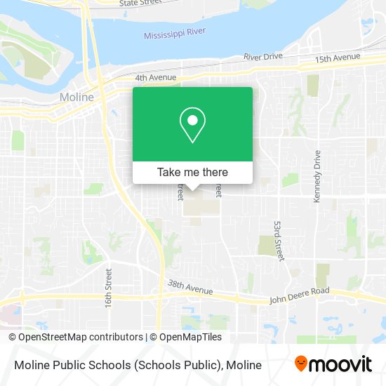 Moline Public Schools (Schools Public) map