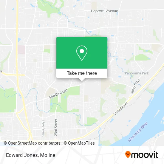 Edward Jones map