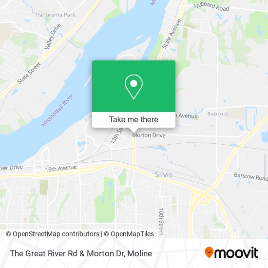 Mapa de The Great River Rd & Morton Dr