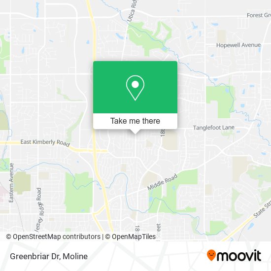 Greenbriar Dr map