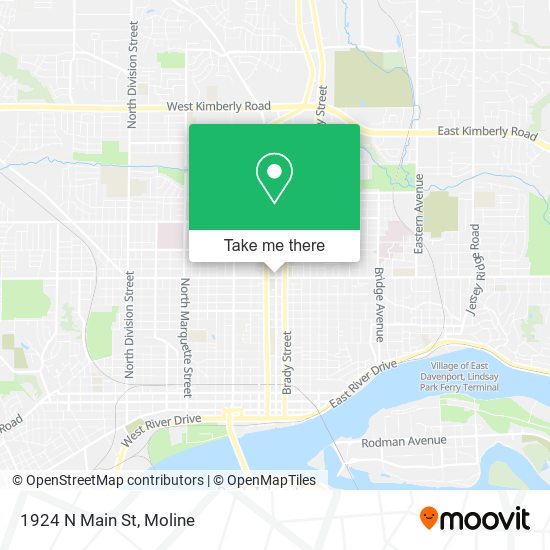 Mapa de 1924 N Main St