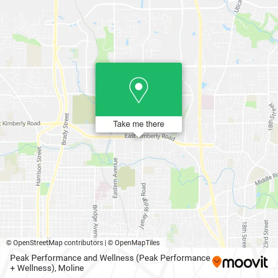 Peak Performance and Wellness map