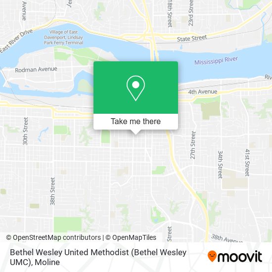 Bethel Wesley United Methodist (Bethel Wesley UMC) map