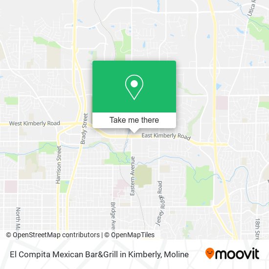 Mapa de El Compita Mexican Bar&Grill in Kimberly