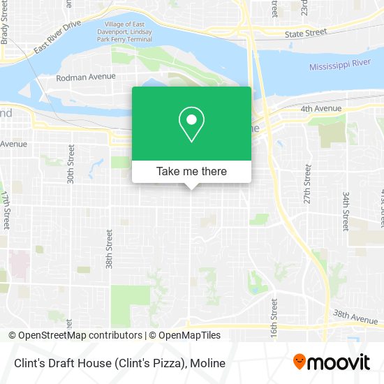 Clint's Draft House (Clint's Pizza) map