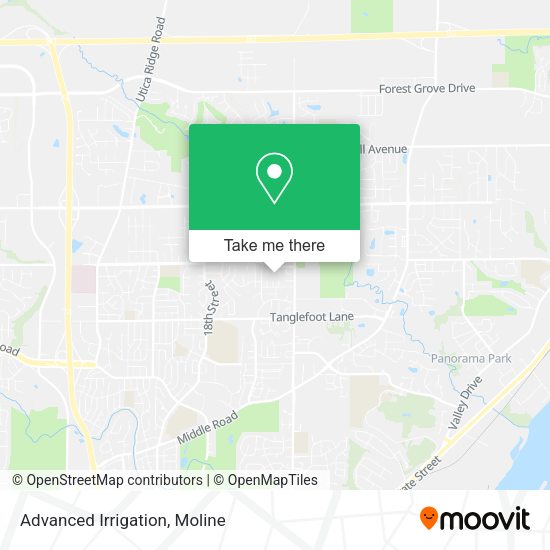 Advanced Irrigation map