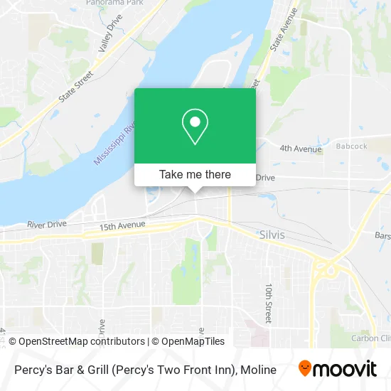 Percy's Bar & Grill (Percy's Two Front Inn) map