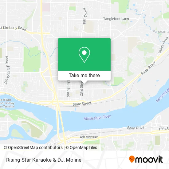 Rising Star Karaoke & DJ map