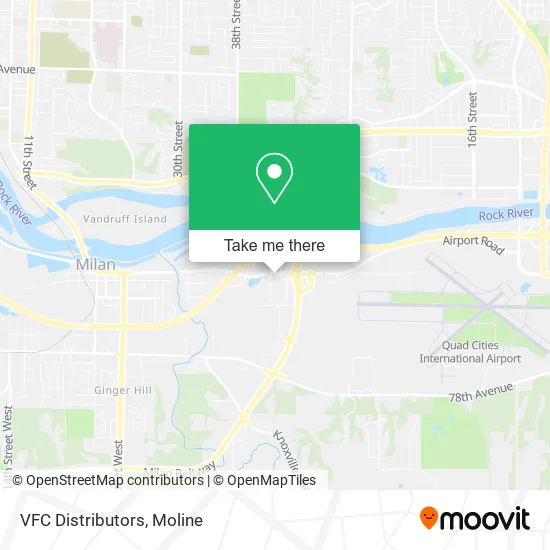 Mapa de VFC Distributors