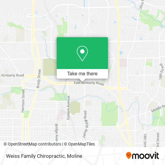 Weiss Family Chiropractic map